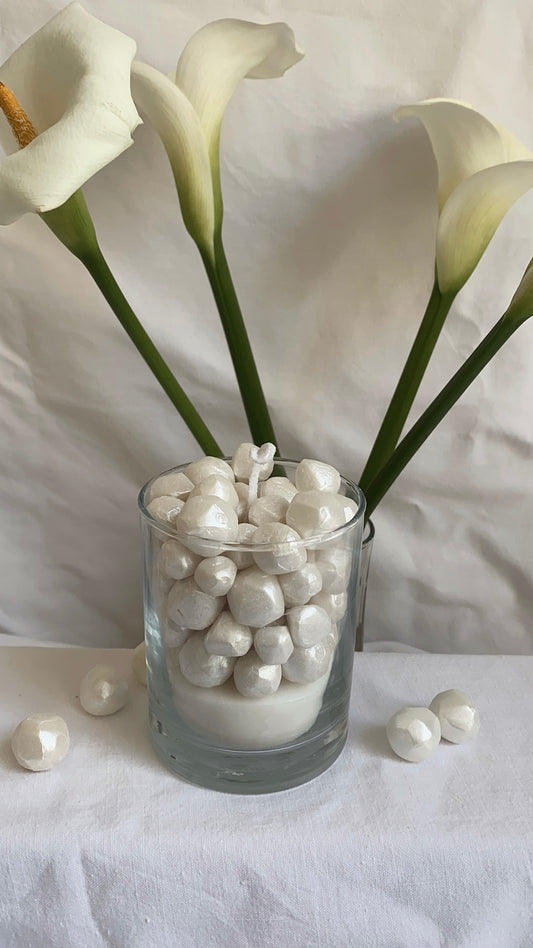 Pearl Candles - Faceted