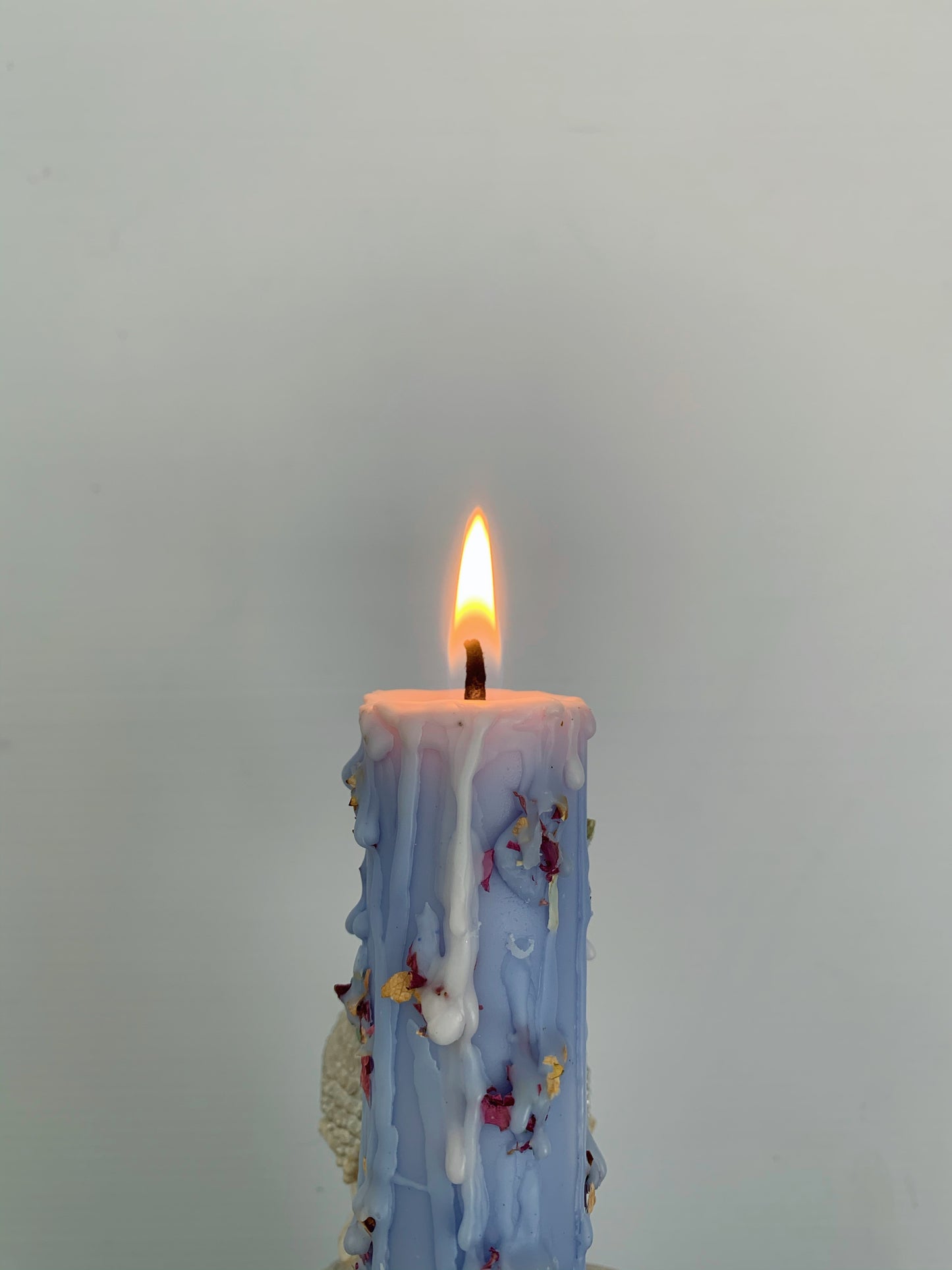 Blue Botanical Taper