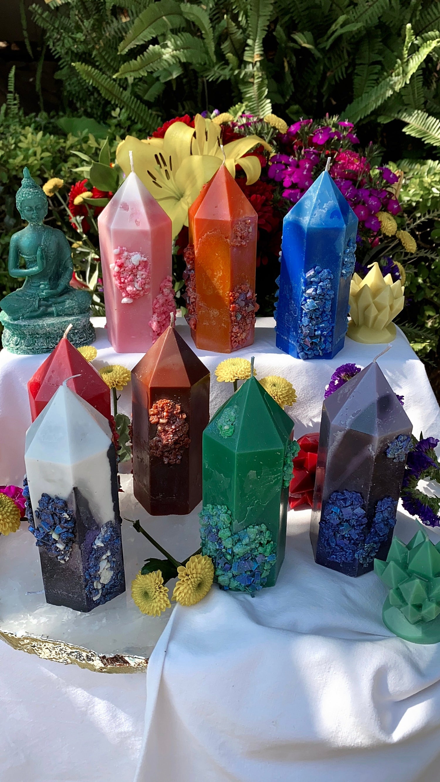 Crystal Tower Candle