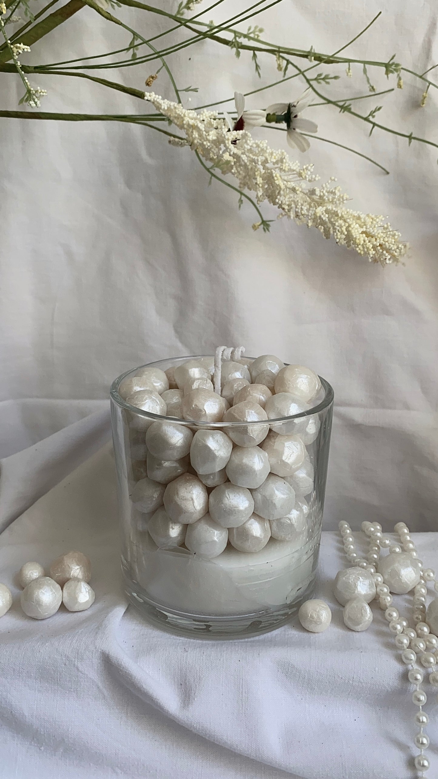 Pearl Candles - Faceted